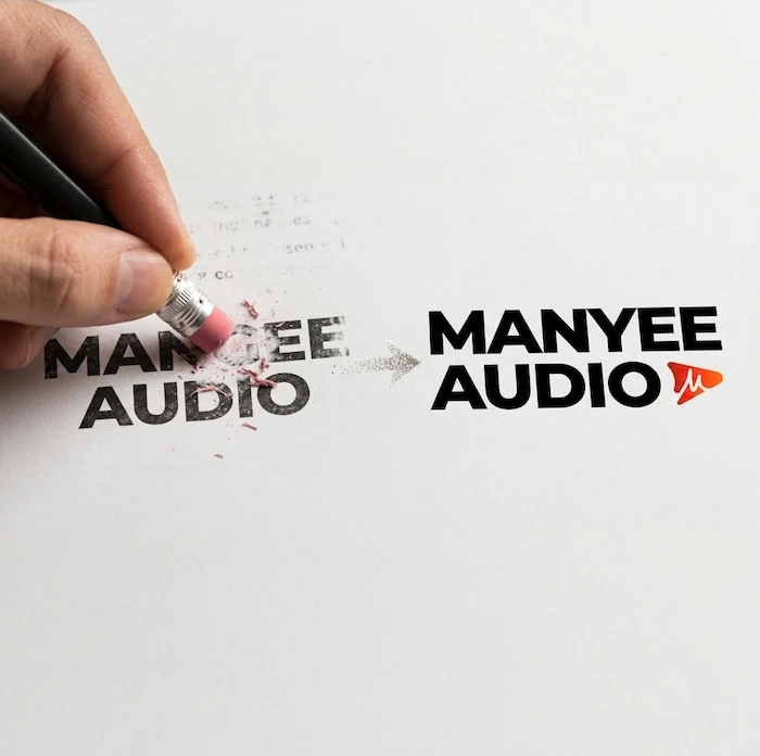 Image design of Mangee Audio ahora es Manyee Audio